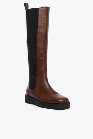 Boots | Palamino Tall Boot Mahogany Black – STAUD Womens